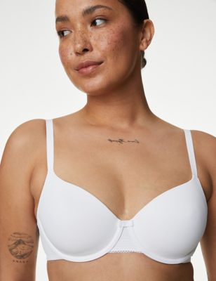 Details about   Marks & Spencer 30DD 30F new almond Smoothlines Body full cup underwired bra 