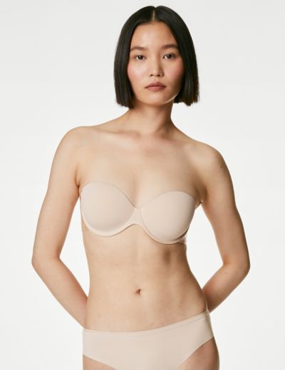 Wired Stick On Strapless Winged Bra, M&S Collection