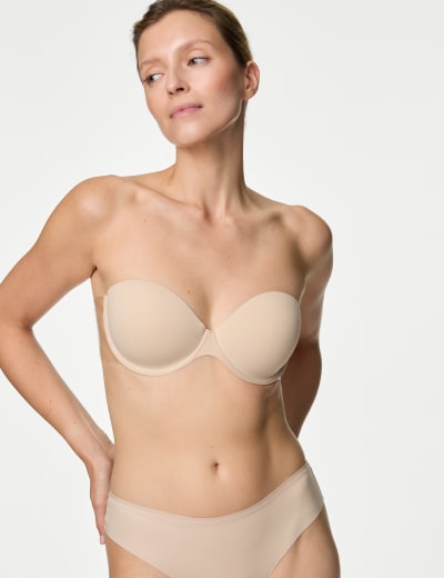 Wired Stick On Strapless Winged Bra, M&S Collection