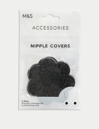 Invisible Satin Nipple Covers - Single Use Discreet Modesty