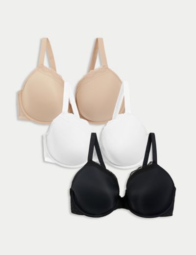 15.02% OFF on Marks & Spencer Women Minimizer Bra Wired Full Cup 3 pcs