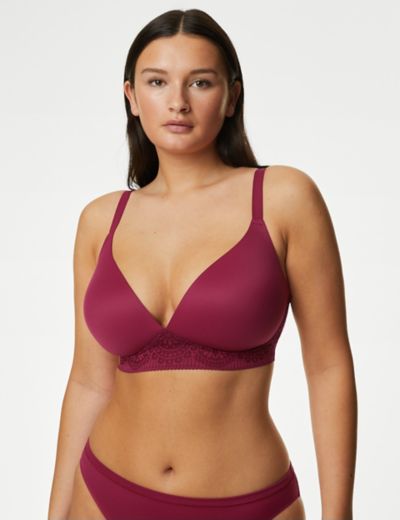 MARKS & SPENCER Body Soft™ Wired Plunge Bra A-E T33328DUSTED LILAC (36DD)  Women Plunge Lightly Padded Bra - Buy MARKS & SPENCER Body Soft™ Wired  Plunge Bra A-E T33328DUSTED LILAC (36DD) Women