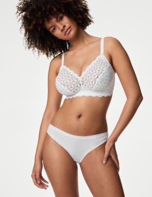 Delicate Doreen Non-Wired Bra - White – Shaws Department Stores