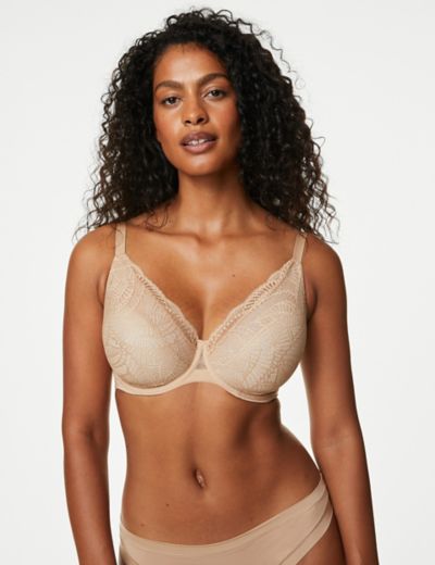 3pk Wired Full Cup Bras F-H, M&S Collection