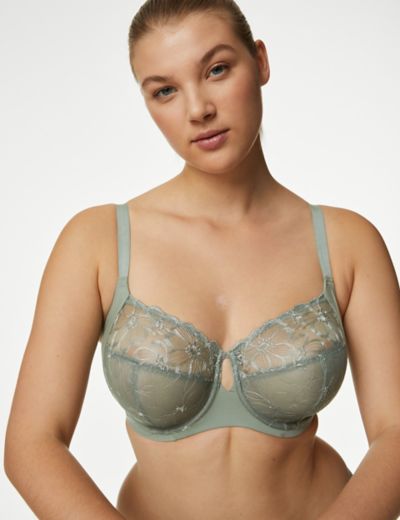 Marks & Spencer Printed Mesh Underwired Max Support Bra, These Are Our  Favourite Bras For Big Busts
