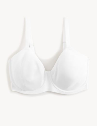 M&S Flexifit Bra Full Cup Non-Wired Comfort 34-42 F-H Plus Size White –  Worsley_wear