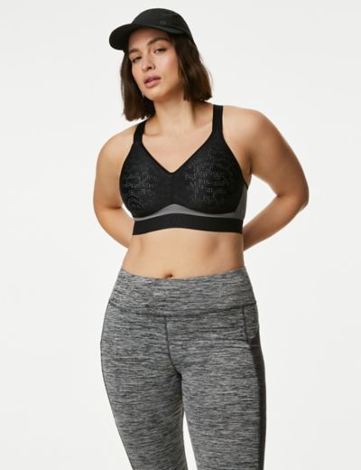 MARKS & SPENCER Ultimate Support Non Wired Sports Bra A-E T336372BLACK (32DD)  Women Everyday Non Padded Bra - Buy MARKS & SPENCER Ultimate Support Non  Wired Sports Bra A-E T336372BLACK (32DD) Women