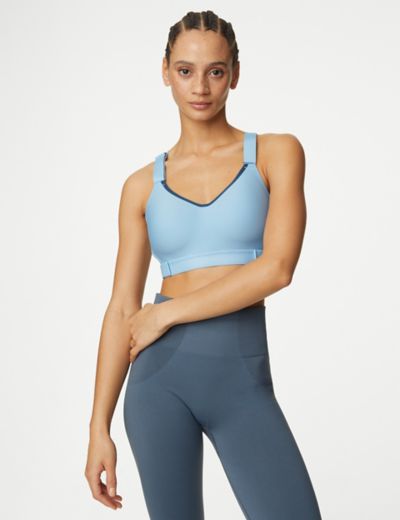 ex M&S EXTRA HIGH IMPACT NONWIRED ULTIMATE SUPPORT CUSTOMFIT