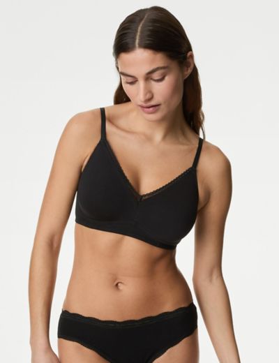 MARKS & SPENCER M&S 2pk Non Wired First Bras AA-D - T33/9132A 2024, Buy  MARKS & SPENCER Online