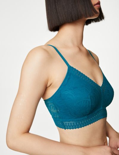 Kids Bralette in Teal Blue from Flexi Lexi with details on back