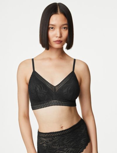 MARKS & SPENCER Total Support Embroidered Full Cup Bra C-H T338020OPALINE ( 34G) Women Everyday Non Padded Bra - Buy MARKS & SPENCER Total Support  Embroidered Full Cup Bra C-H T338020OPALINE (34G) Women