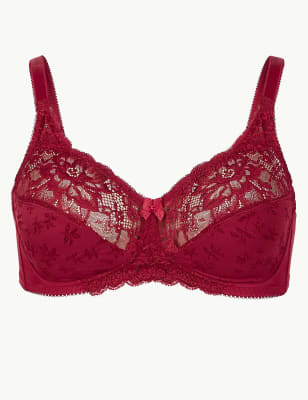 Бюстгальтер без косточек с жаккардовым кружевом