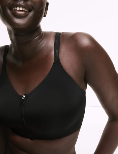 Marks and spencer zip front top sports bra