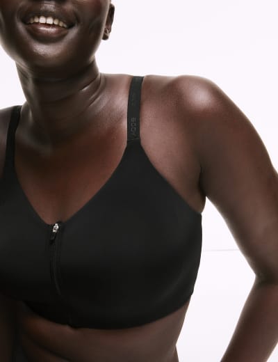 RISING STAR sports bra with front zipper, sports bra with front