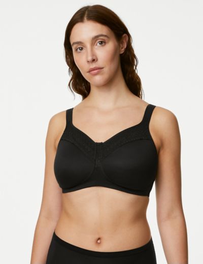 M&S High Impact Non-Wired Sports Bra 32-42 A-G
