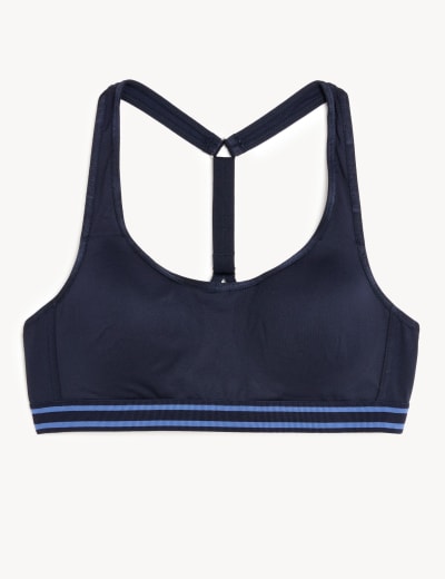 M&S ANGEL SPORTS Girls NON WIRED HIGH IMPACT SPORTS BRA In CARBON GREY Size  34AA £9.99 - PicClick UK