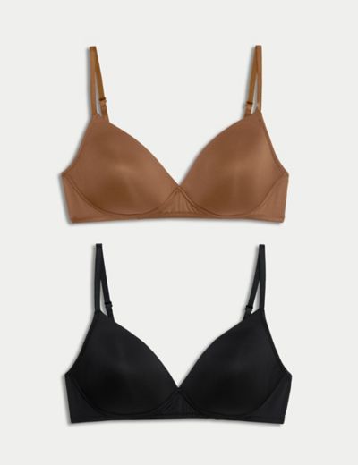 MARKS & SPENCER Sumptuously Soft™ Non Wired T-Shirt Bra T333039OPALINE  (38D) Women T-Shirt Lightly Padded Bra - Buy MARKS & SPENCER Sumptuously  Soft™ Non Wired T-Shirt Bra T333039OPALINE (38D) Women T-Shirt Lightly