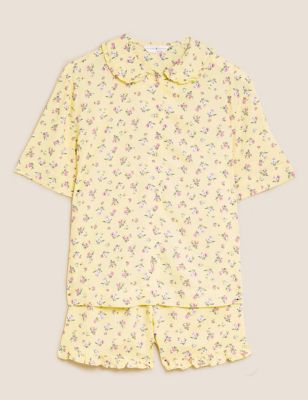 Woven Revere Short Pyjama Set