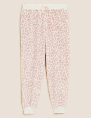 Fleece Animal Print Pyjama Bottoms