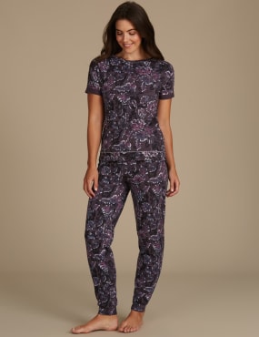 marks and spencers fleece pyjamas