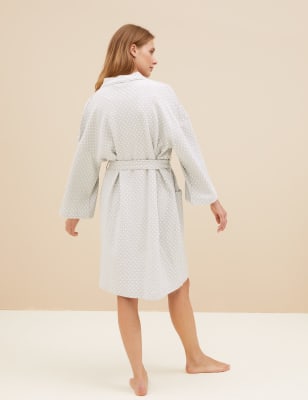 cotton fluffy dressing gown