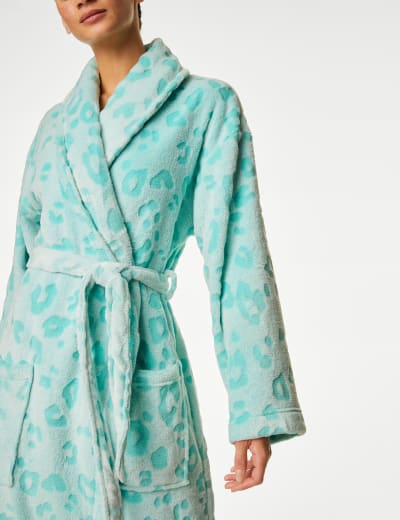 Zip up on sale dressing gown m&s