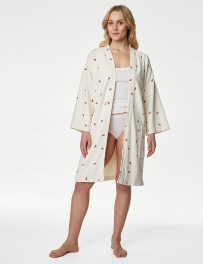 M&s dressing gown with zip 2025