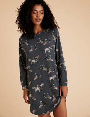 marks and spencer fleece nightdress