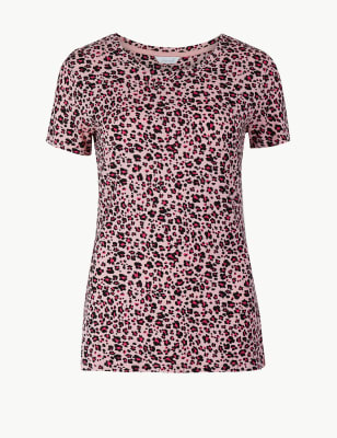 Пижамный топ с коротким рукавом