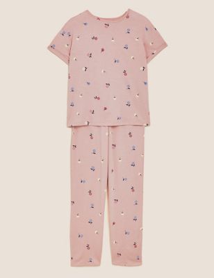Cotton Rich Floral Print Pyjama Set
