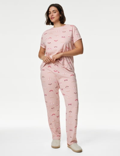 Cotton Rich Squirrel Print Pyjama Set