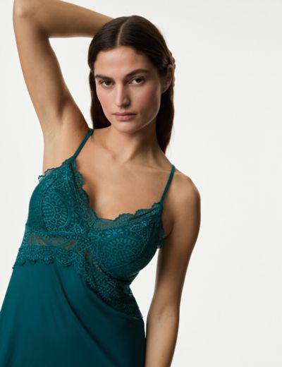 Body Soft™ Lace Trim Chemise, Body by M&S