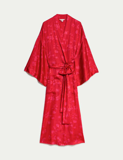 Marks and spencer silk dressing gown store