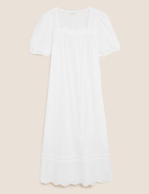 Pure Cotton Dobby Nightdress