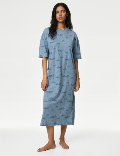 Fleece Zip Through Dressing Gown M S Collection M S