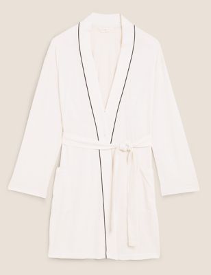 Cool Comfort™ Cotton Modal Short Dressing Gown