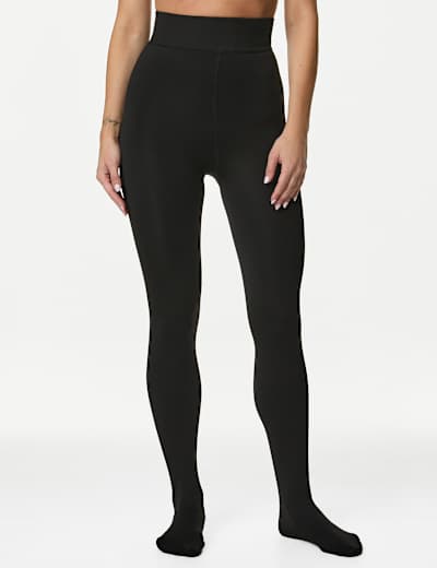 Ex M*S Pointelle Thermal Leggings Size 18 (AQ8.4)