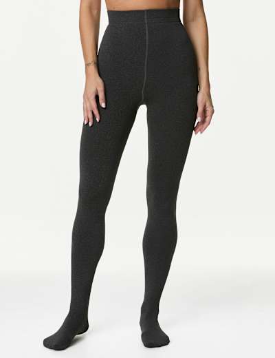 New Look fleece lined leggings in grey