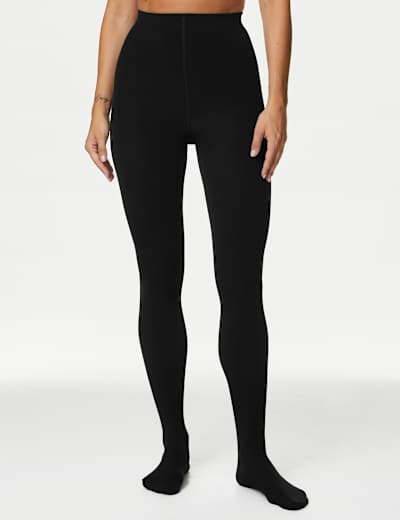 Black footless tights sainsburys hot sale