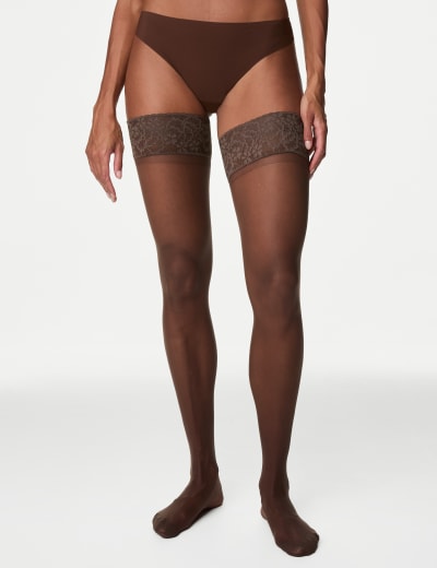 10 Denier Ladder Resist Seamless Tights