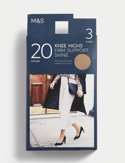 2pk Silky Soft Knee Highs Autograph M S