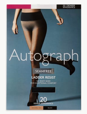 Прозрачные колготки с отделкой Ladder Resist