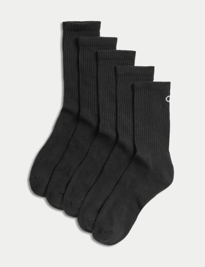 Black padded socks top