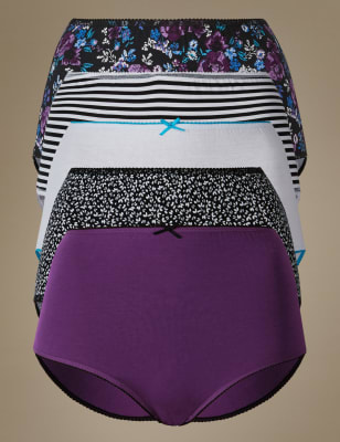 5 Pack Cotton Rich Full Briefs