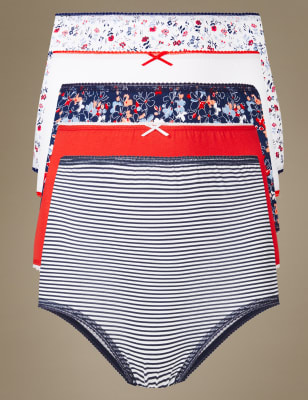 5 Pack Multi Full Briefs