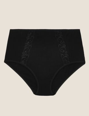 Cotton Rich Embroidered Full Briefs