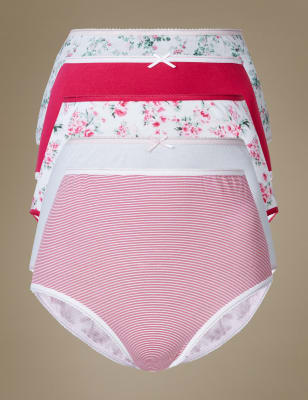 5 Pack Multi Full Briefs