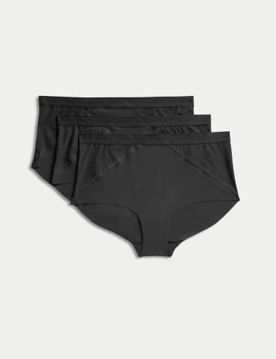 3pk Flexifit™ No VPL High Rise Shorts, Body by M&S