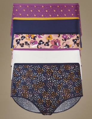 5 Pack No VPL Full Briefs