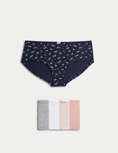 Marks & Spencer Women's Plain Bikini Panty(Pack of 3)(Pack of  3)(1111K_Peach Mix_6/X-Small) : : Fashion